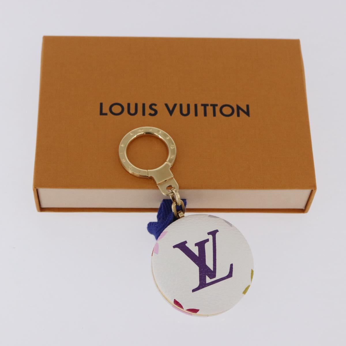 LOUIS VUITTON Monogram Multicolor Astropill Charm White M51911 LV Auth 202032V