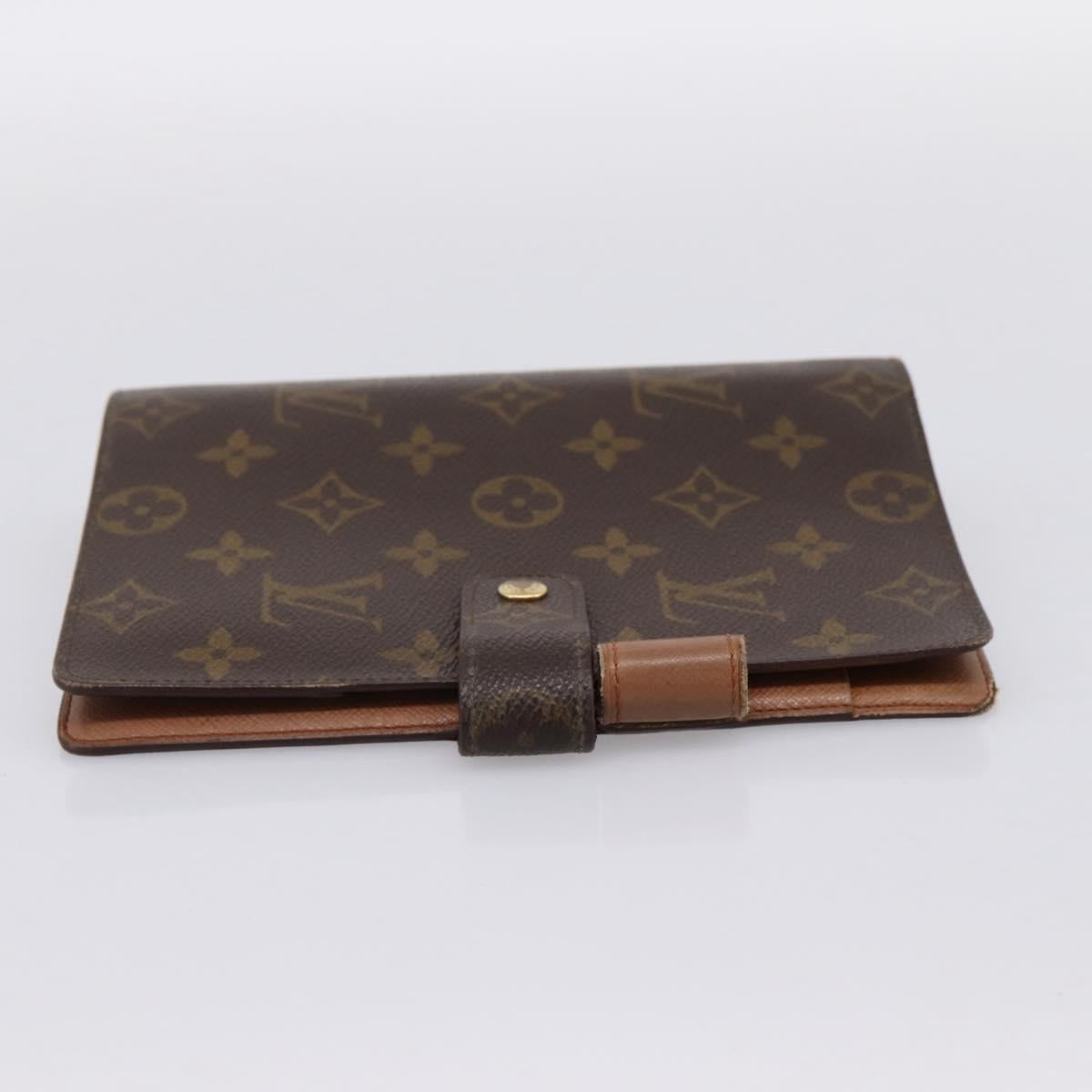 LOUIS VUITTON Monogram Agenda MM Day Planner Cover R20105 LV Auth 202041