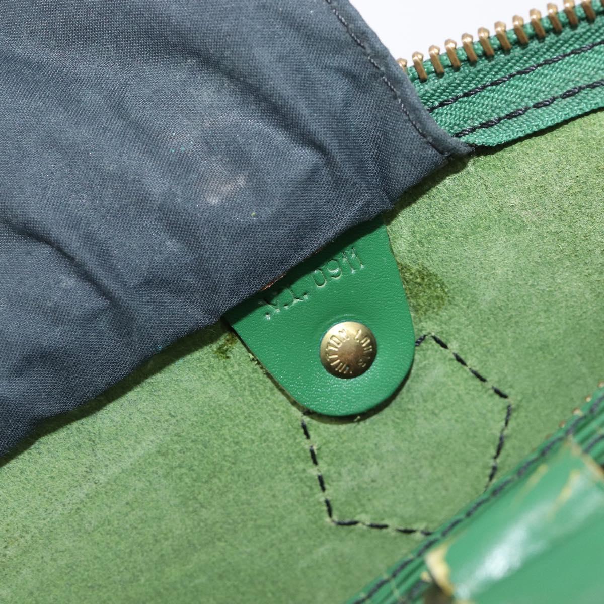 LOUIS VUITTON Epi Speedy 30 Hand Bag Borneo Green M43004 LV Auth 202050