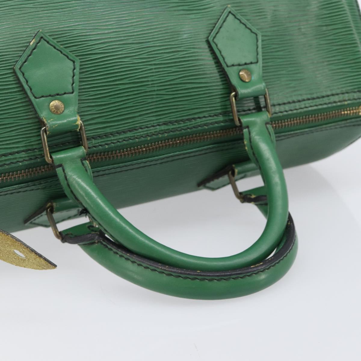 LOUIS VUITTON Epi Speedy 30 Hand Bag Borneo Green M43004 LV Auth 202050