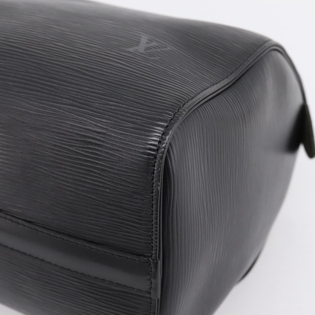 LOUIS VUITTON Epi Speedy 25 Hand Bag Noir M43012 LV Auth 202051V
