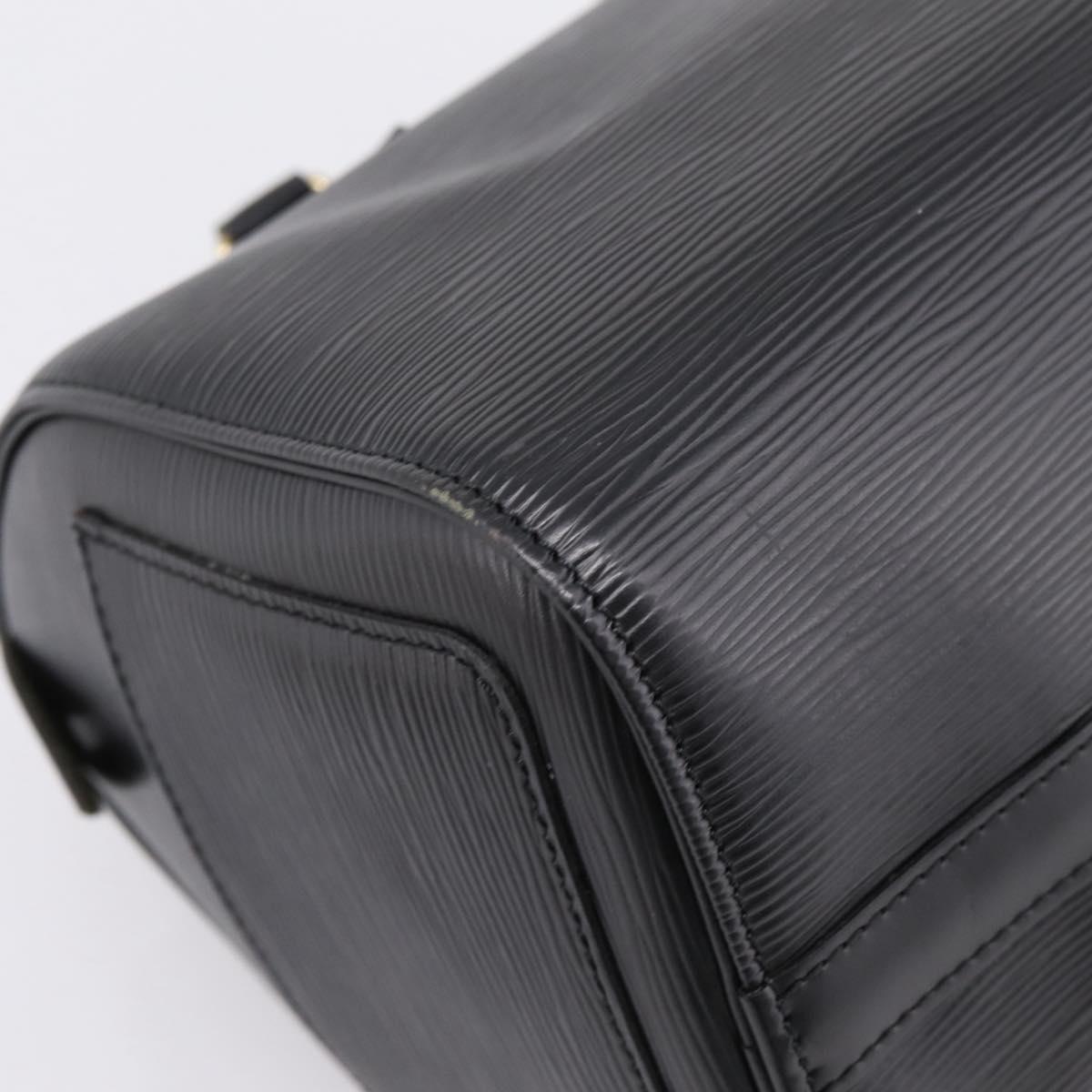 LOUIS VUITTON Epi Speedy 25 Hand Bag Noir M43012 LV Auth 202051V