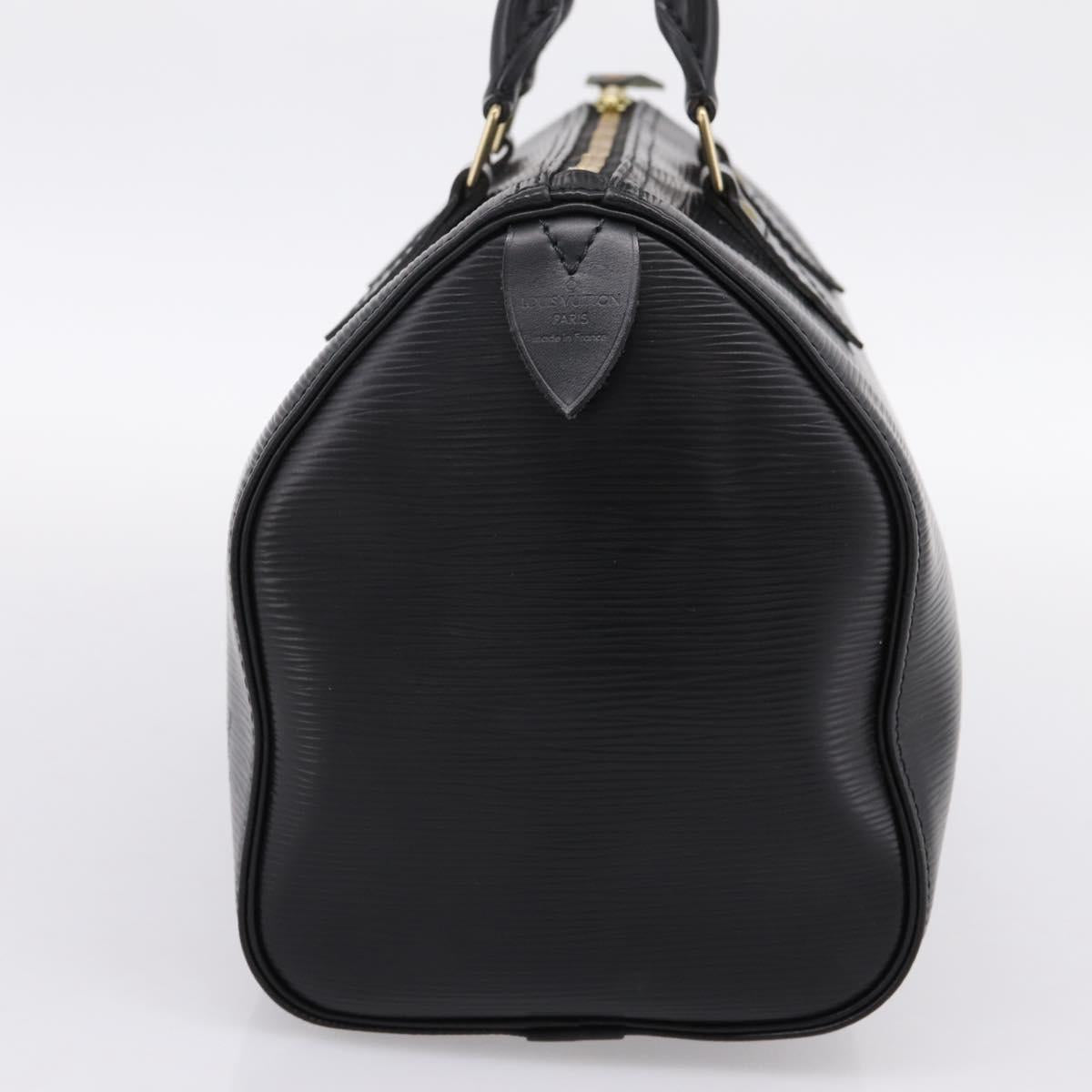LOUIS VUITTON Epi Speedy 25 Hand Bag Noir M43012 LV Auth 202051V