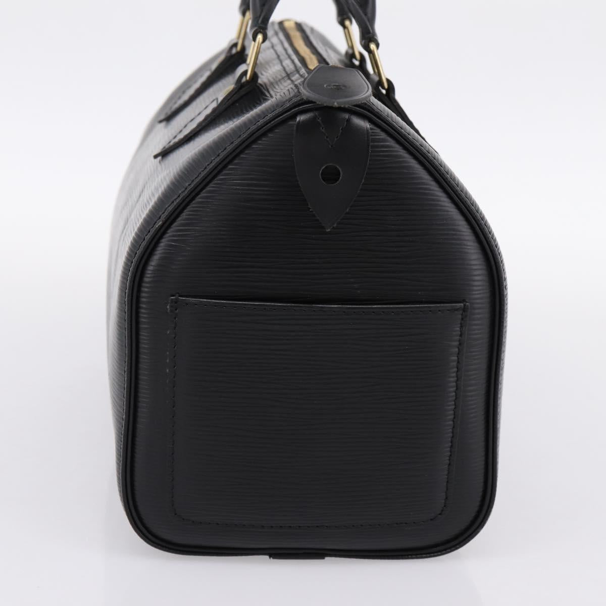 LOUIS VUITTON Epi Speedy 25 Hand Bag Noir M43012 LV Auth 202051V