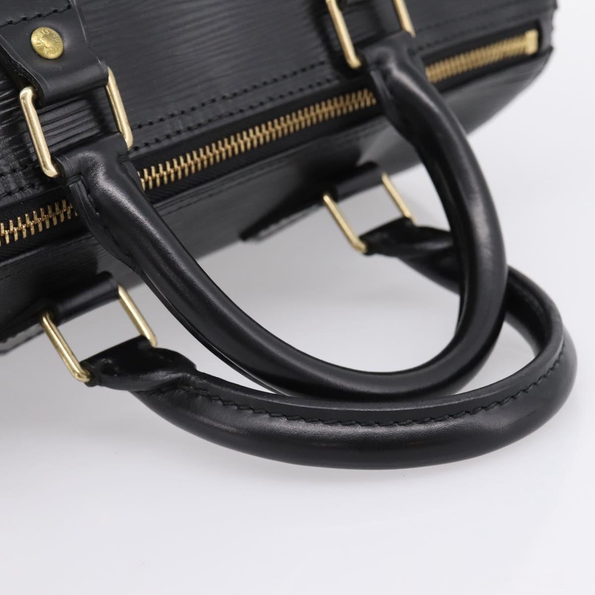 LOUIS VUITTON Epi Speedy 25 Hand Bag Noir M43012 LV Auth 202051V