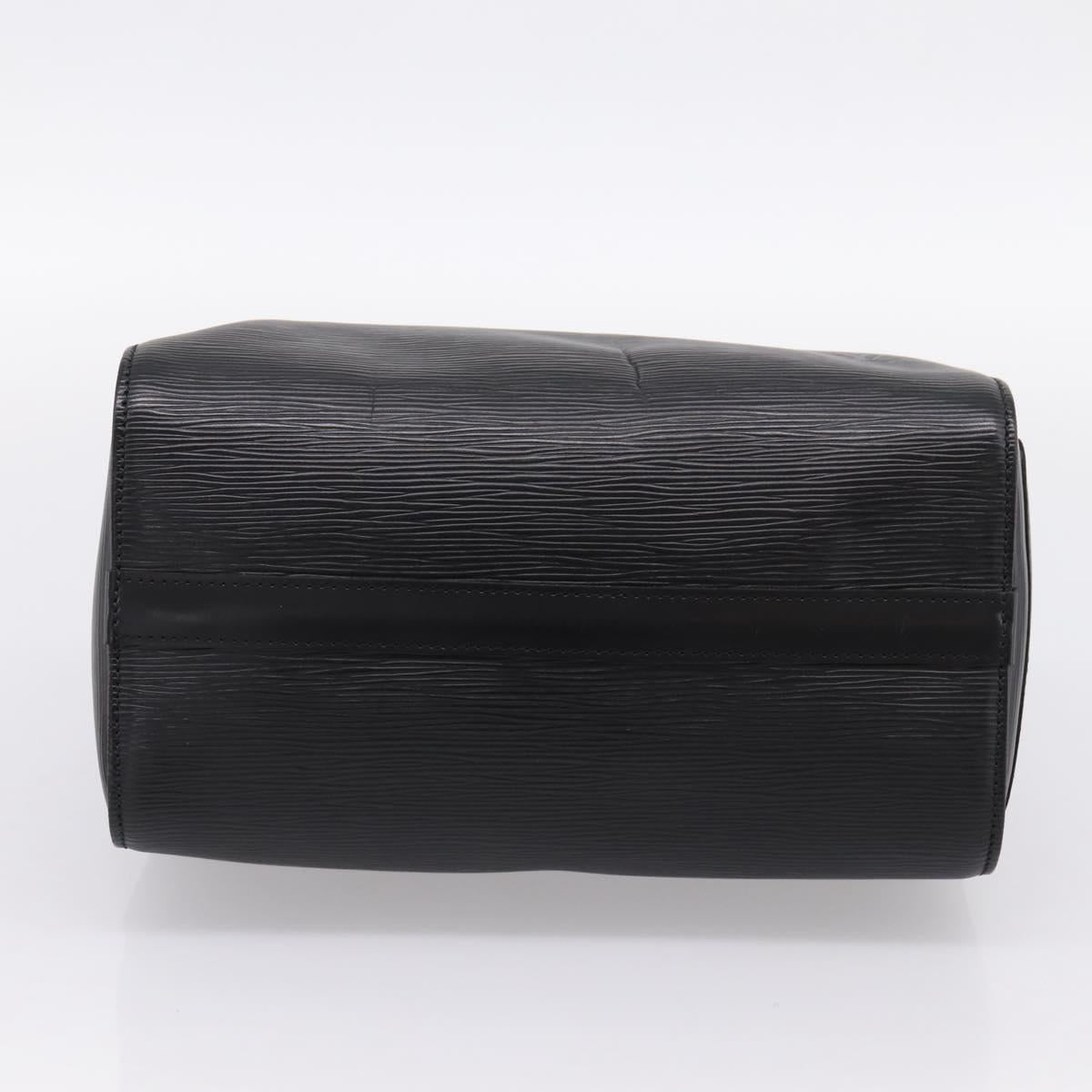 LOUIS VUITTON Epi Speedy 25 Hand Bag Noir M43012 LV Auth 202051V