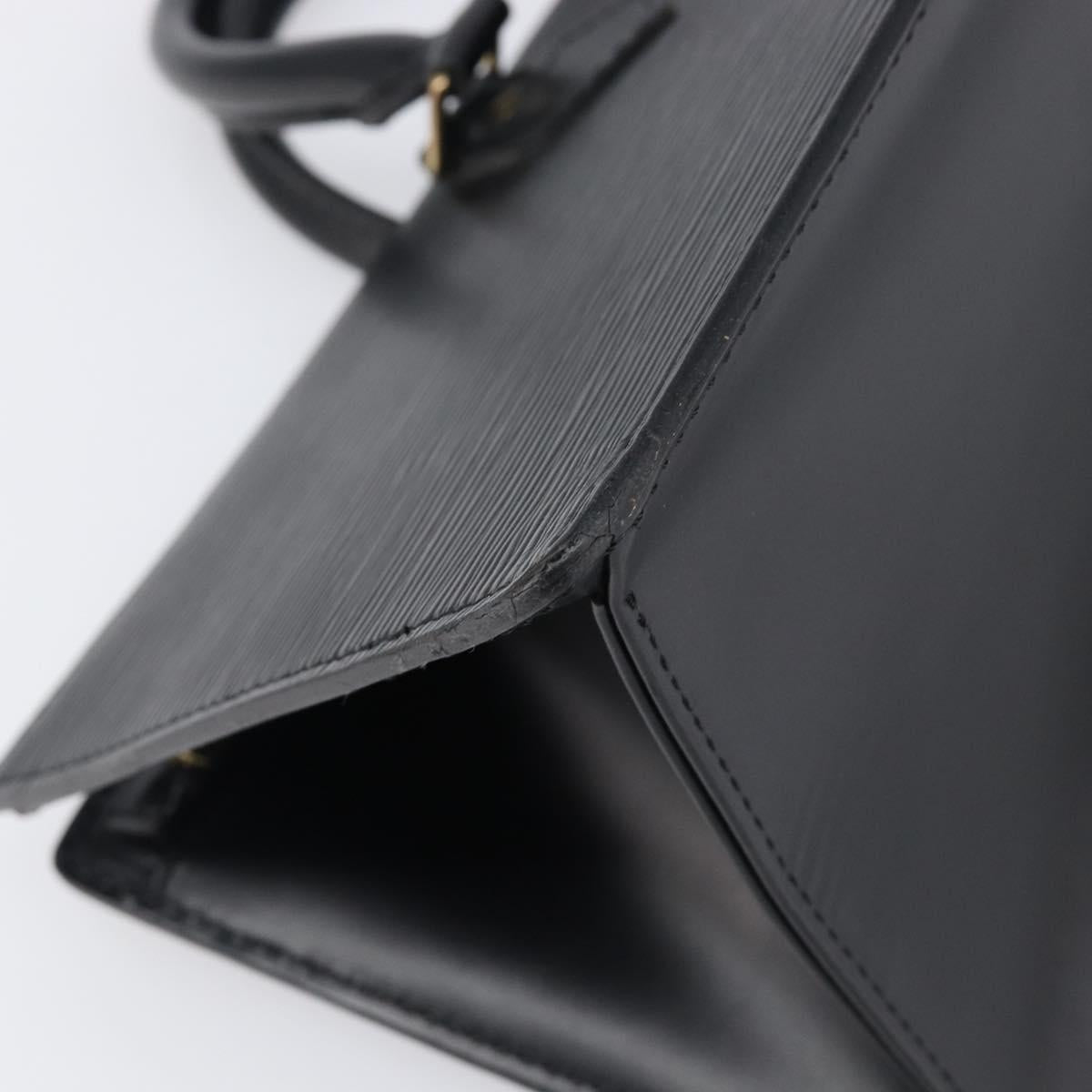 LOUIS VUITTON Epi Sac Triangle Hand Bag Black M52092 LV Auth 202052A