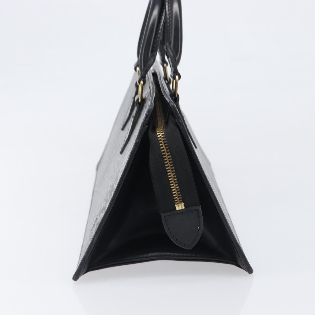 LOUIS VUITTON Epi Sac Triangle Hand Bag Black M52092 LV Auth 202052A