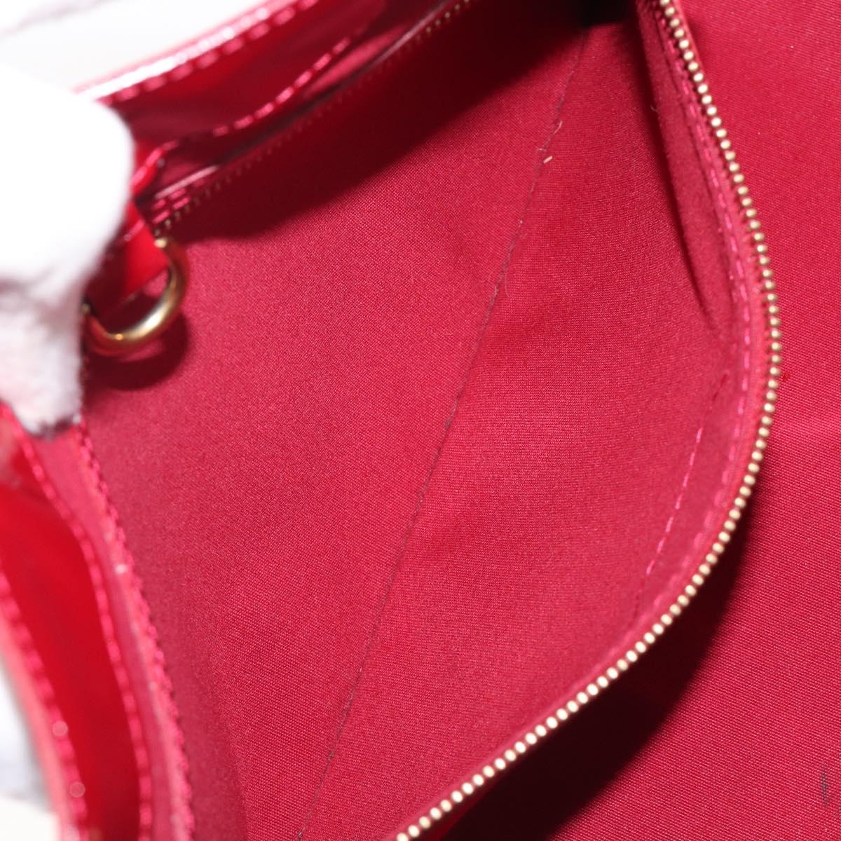 LOUIS VUITTON Monogram Vernis Wilshire PM Pomme D'amour M93642 LV Auth 202053A