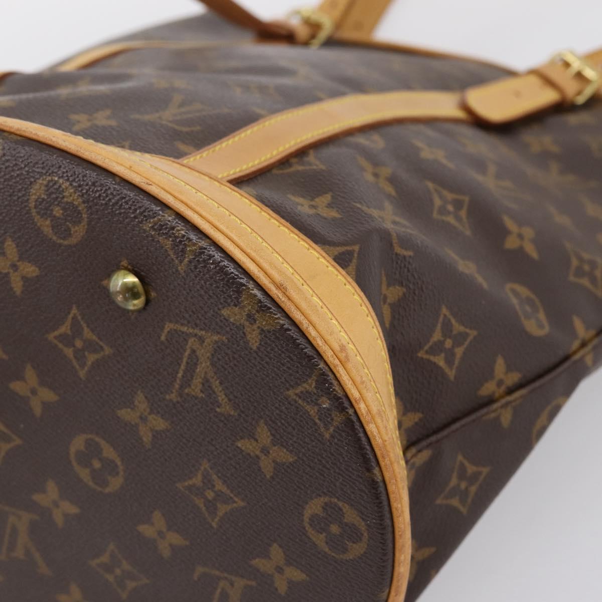 LOUIS VUITTON Monogram Bucket GM Shoulder Bag M42236 LV Auth 202055