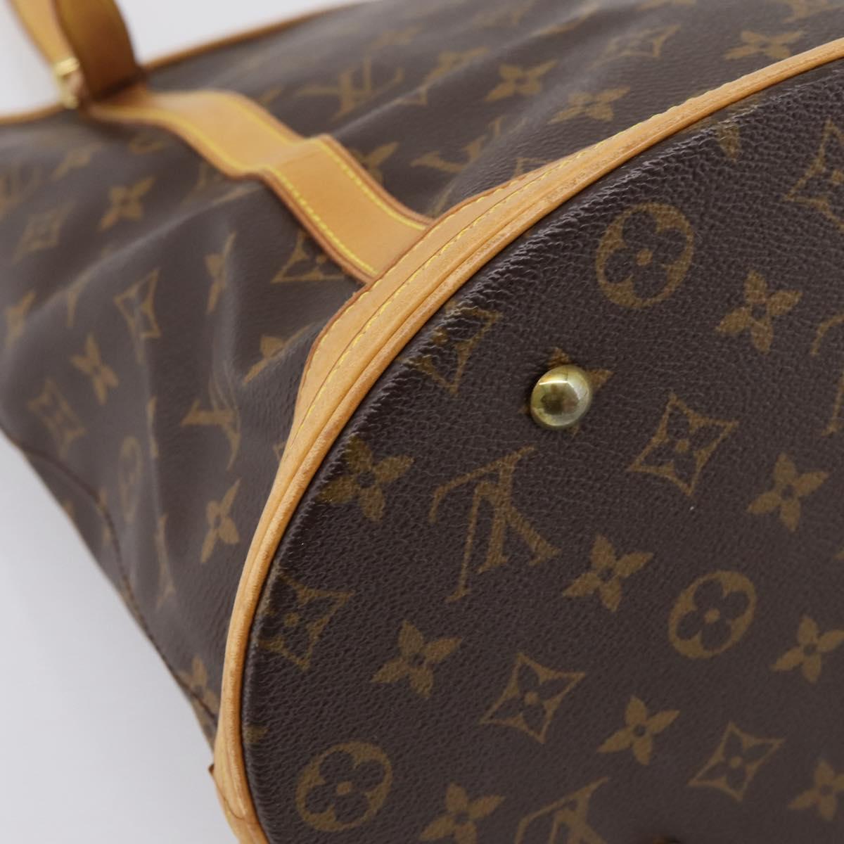 LOUIS VUITTON Monogram Bucket GM Shoulder Bag M42236 LV Auth 202055
