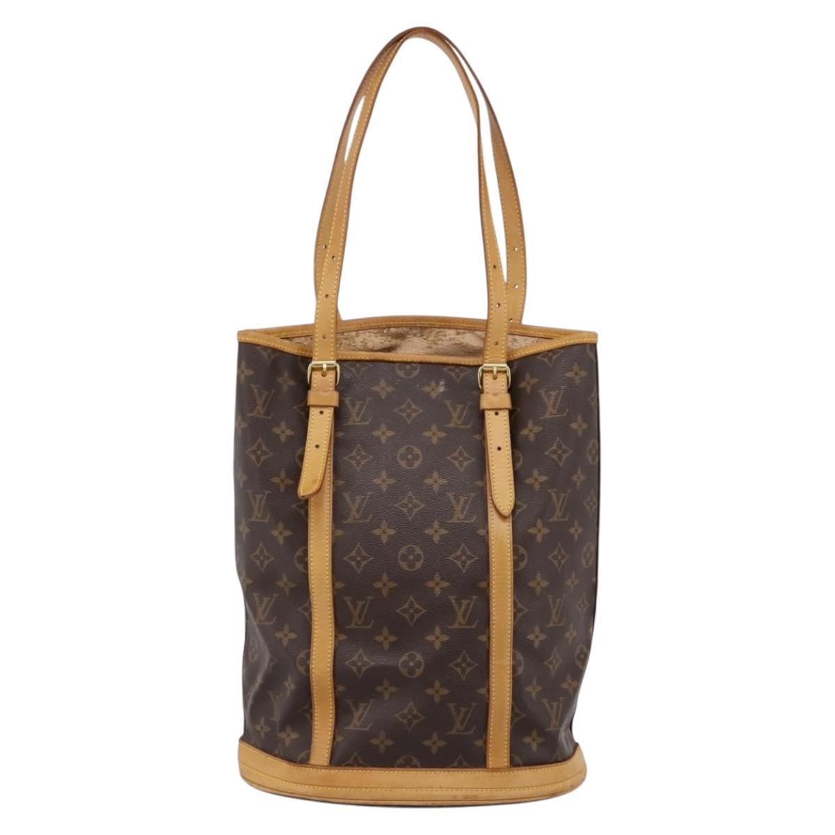 LOUIS VUITTON Monogram Bucket GM Shoulder Bag M42236 LV Auth 202055
