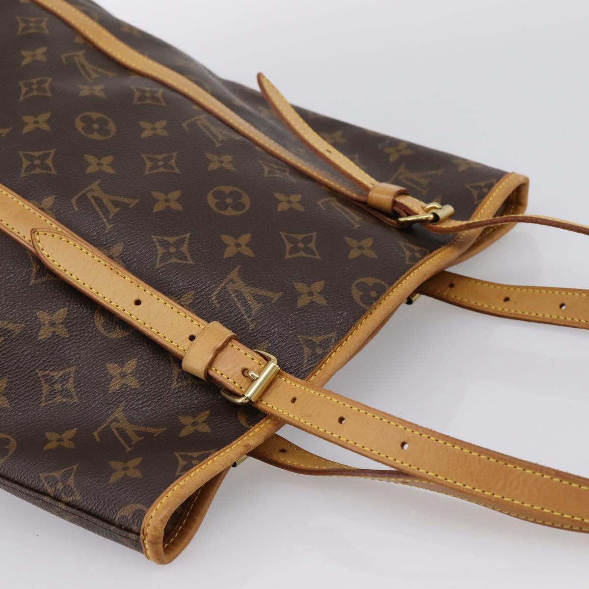 LOUIS VUITTON Monogram Bucket GM Shoulder Bag M42236 LV Auth 202055