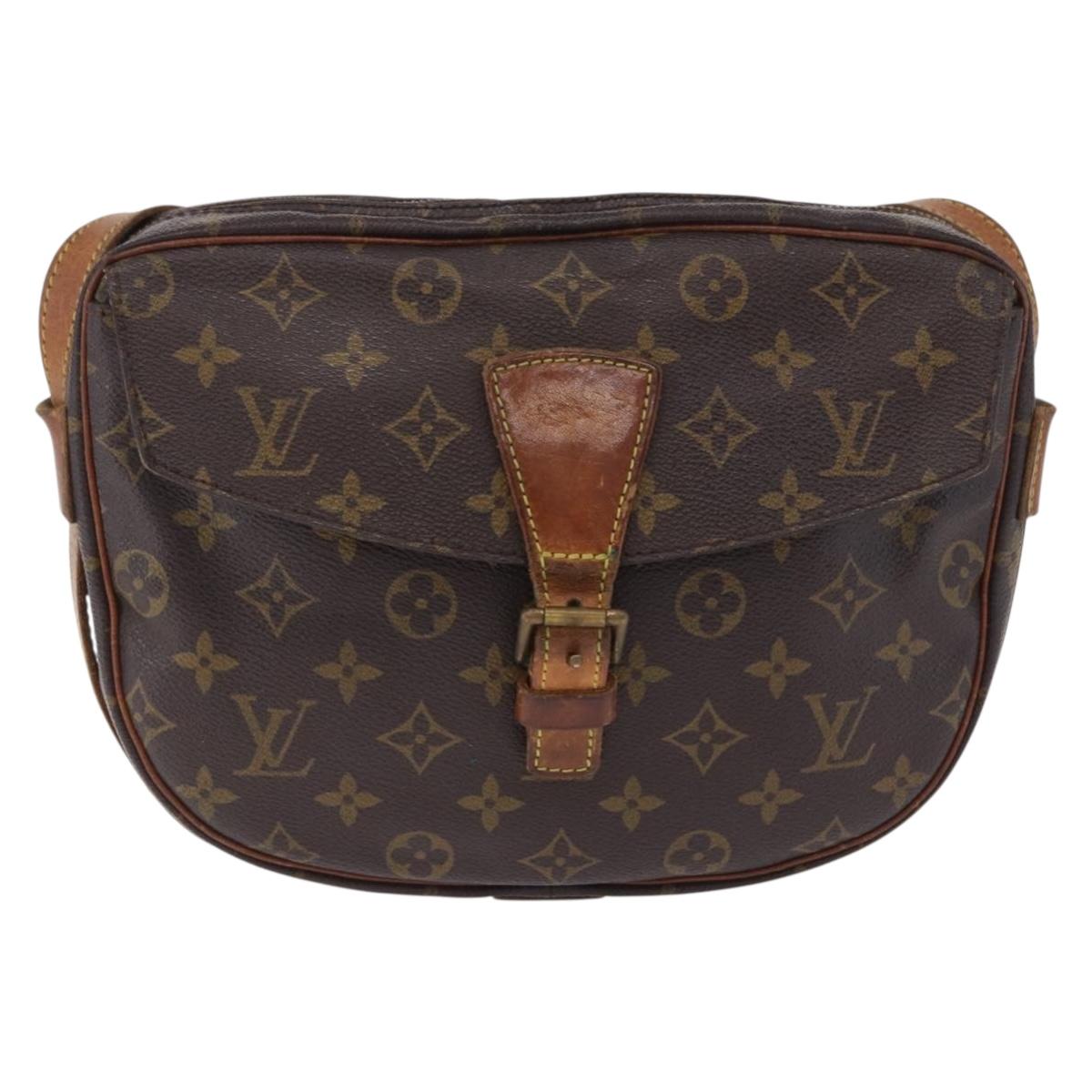 LOUIS VUITTON Monogram Jeune Fille MM Shoulder Bag M51226 LV Auth 202057