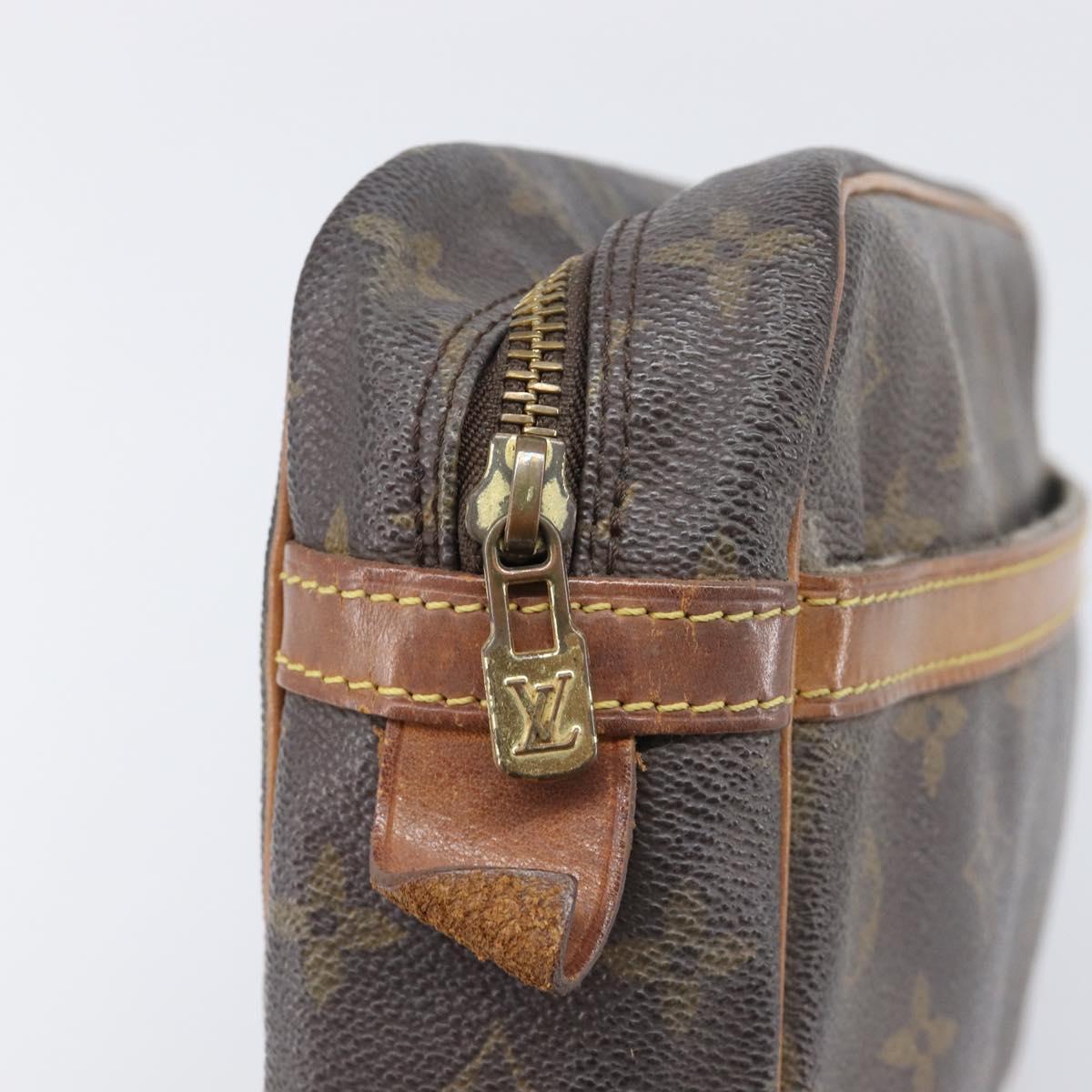 LOUIS VUITTON Monogram Compiegne 28 Clutch Bag M51845 LV Auth 202058