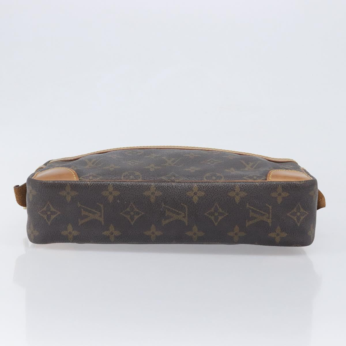 LOUIS VUITTON Monogram Compiegne 28 Clutch Bag M51845 LV Auth 202058