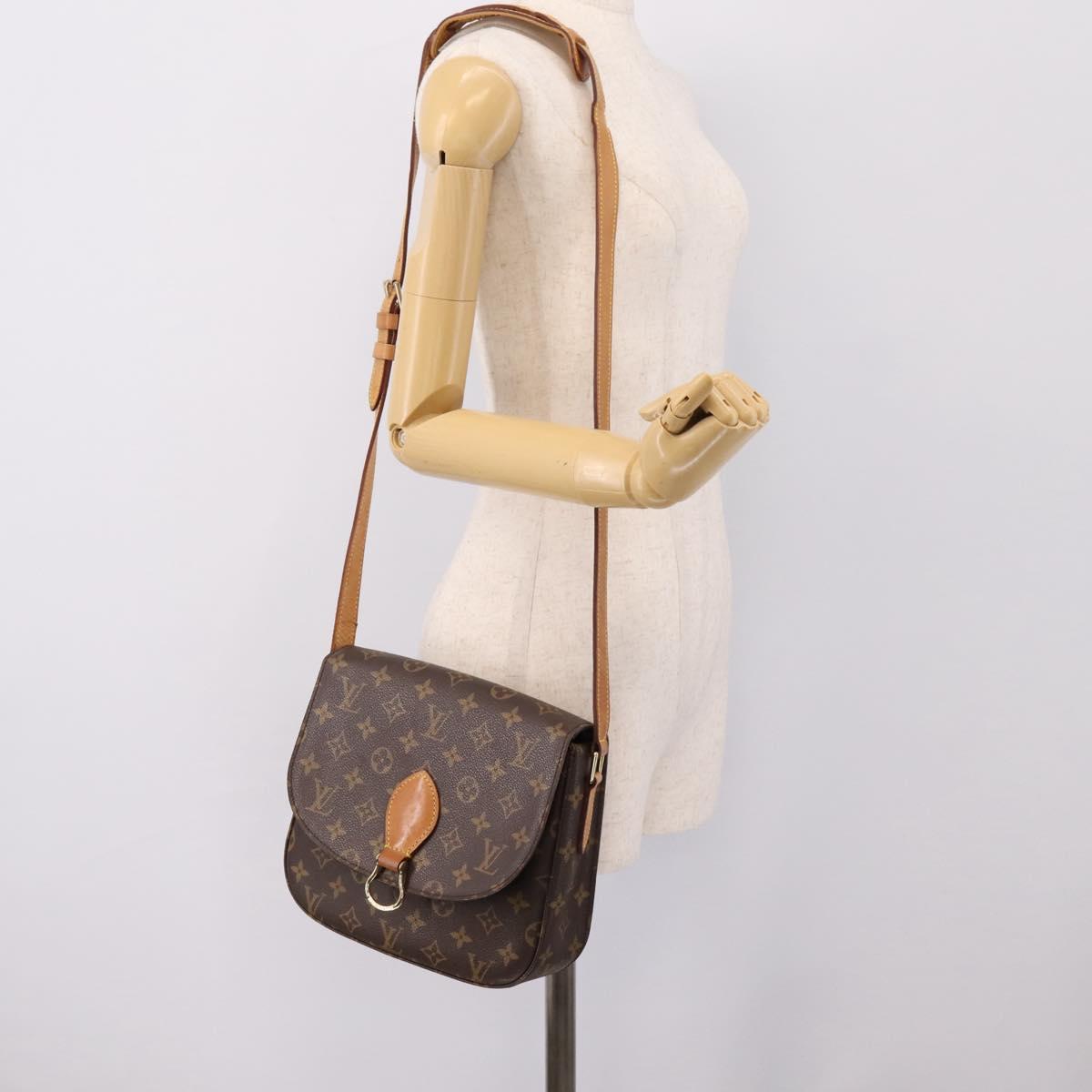 LOUIS VUITTON Monogram Saint Cloud GM Shoulder Bag M51242 LV Auth 202060