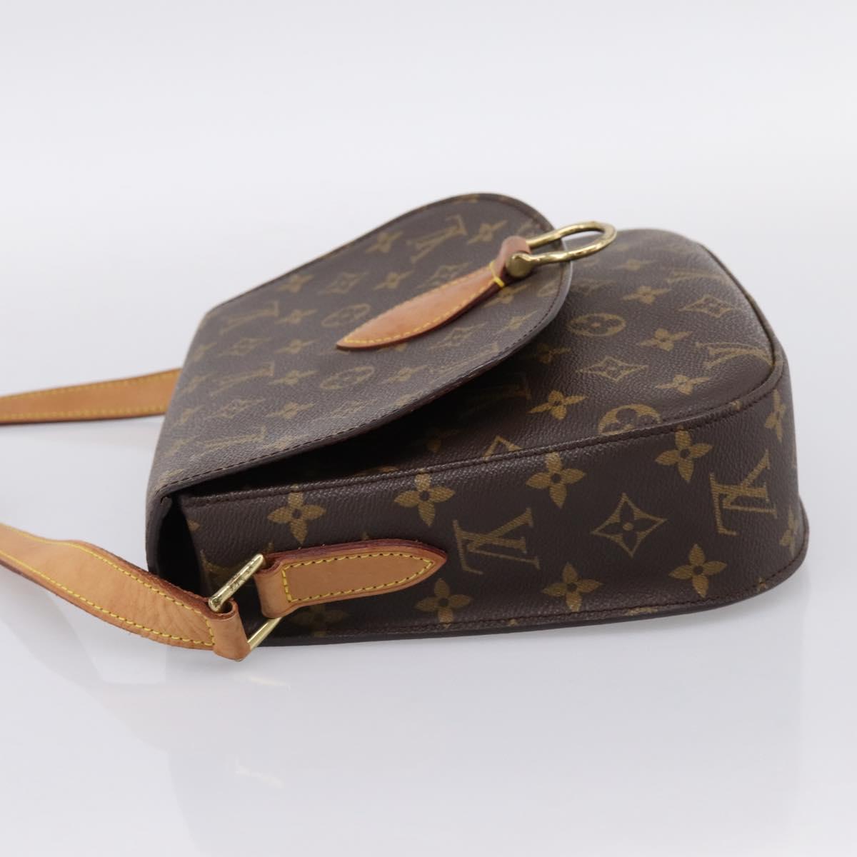 LOUIS VUITTON Monogram Saint Cloud GM Shoulder Bag M51242 LV Auth 202060