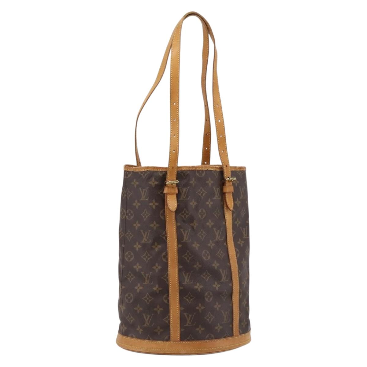 LOUIS VUITTON Monogram Bucket GM Shoulder Bag M42236 LV Auth 202062