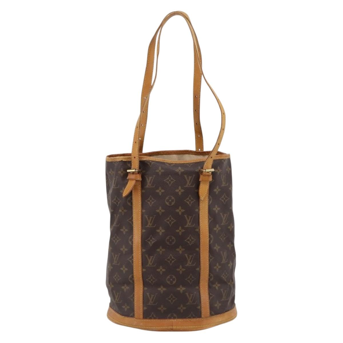 LOUIS VUITTON Monogram Bucket GM Shoulder Bag M42236 LV Auth 202062