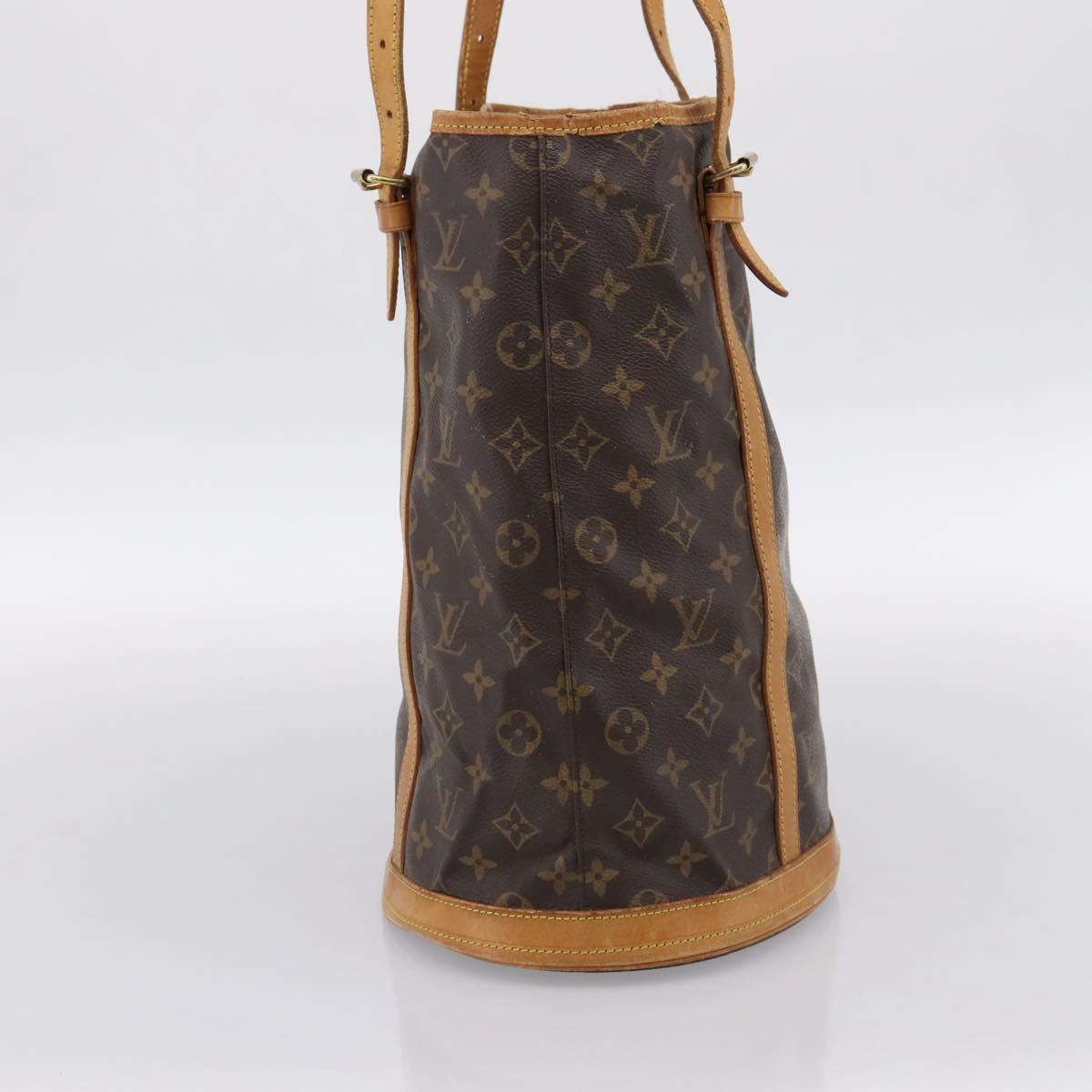 LOUIS VUITTON Monogram Bucket GM Shoulder Bag M42236 LV Auth 202062