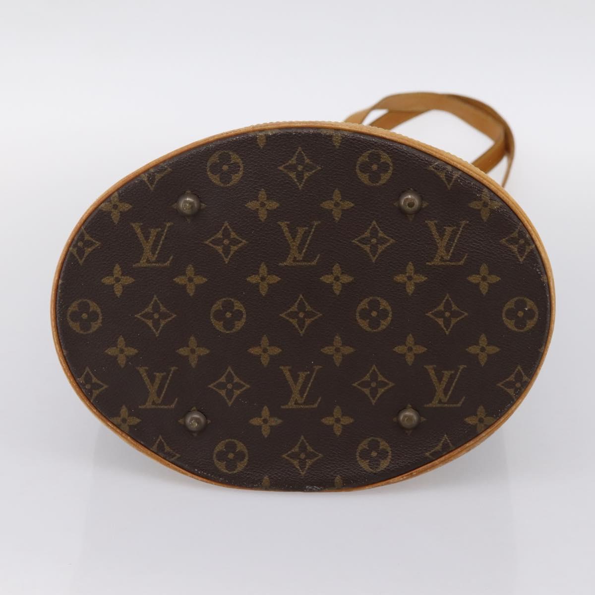 LOUIS VUITTON Monogram Bucket GM Shoulder Bag M42236 LV Auth 202062