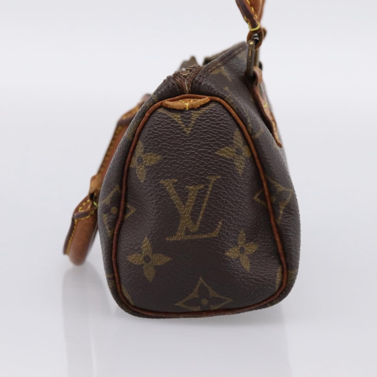 LOUIS VUITTON Monogram Mini Speedy Hand Bag M41534 LV Auth 202066