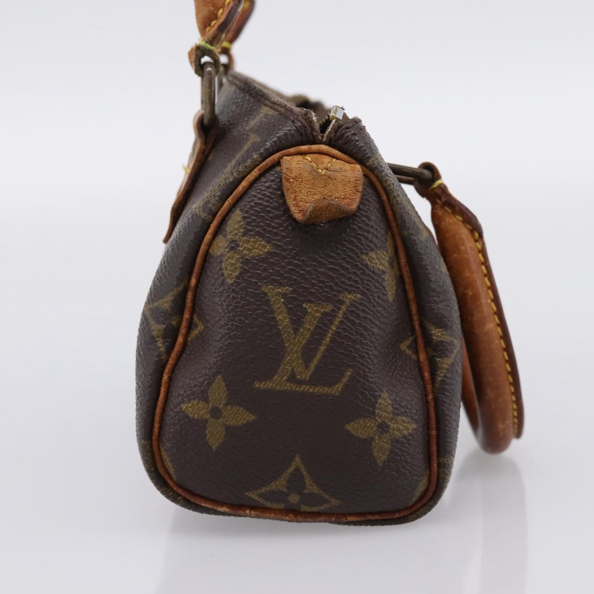 LOUIS VUITTON Monogram Mini Speedy Hand Bag M41534 LV Auth 202066
