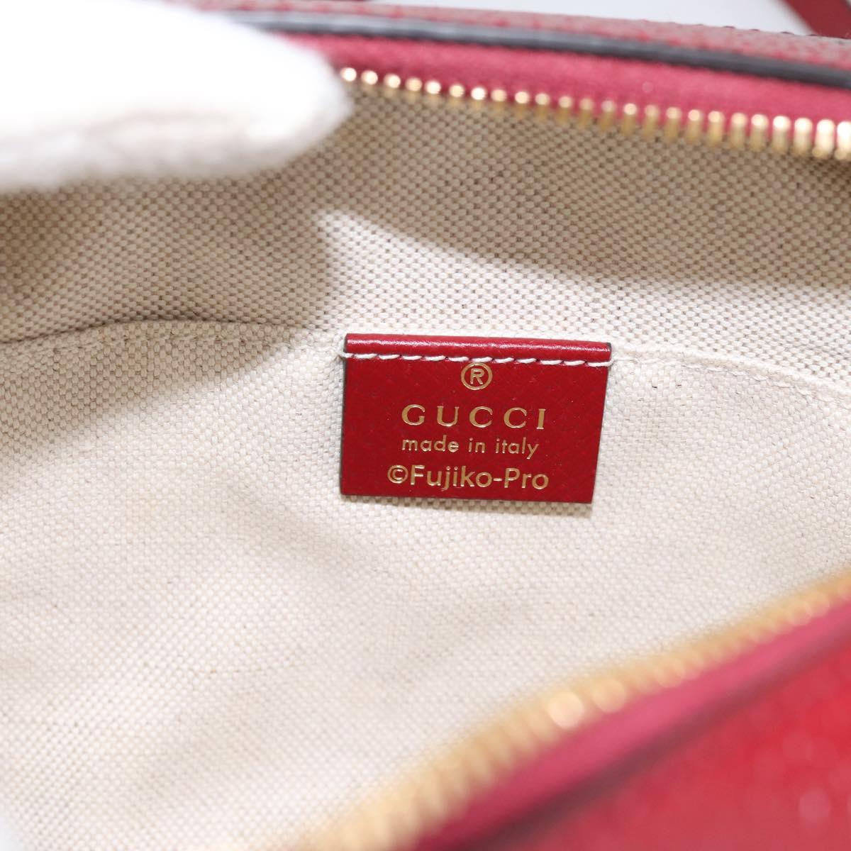 GUCCI Micro GG Supreme Doraemon Collaboration Bag PVC Beige 655596 Auth 202069M