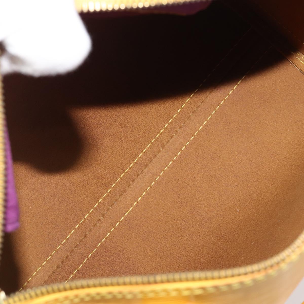 LOUIS VUITTON Epi Speedy 25 Hand Bag Tassili Yellow M43019 LV Auth 202095V