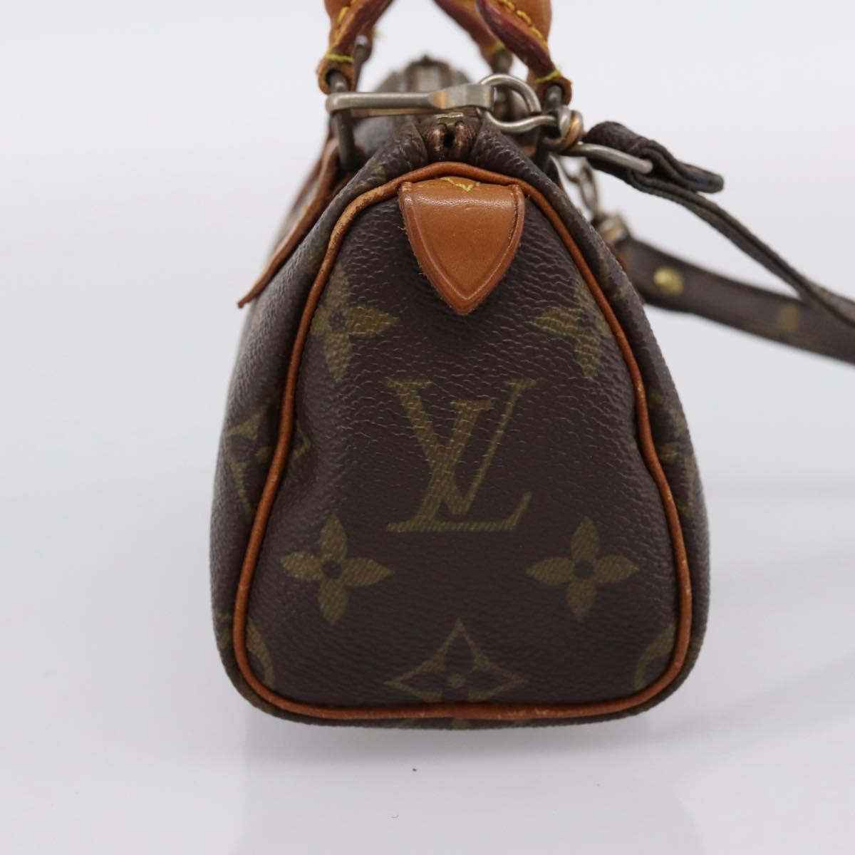 LOUIS VUITTON Monogram Mini Speedy Hand Bag M41534 LV Auth 202102