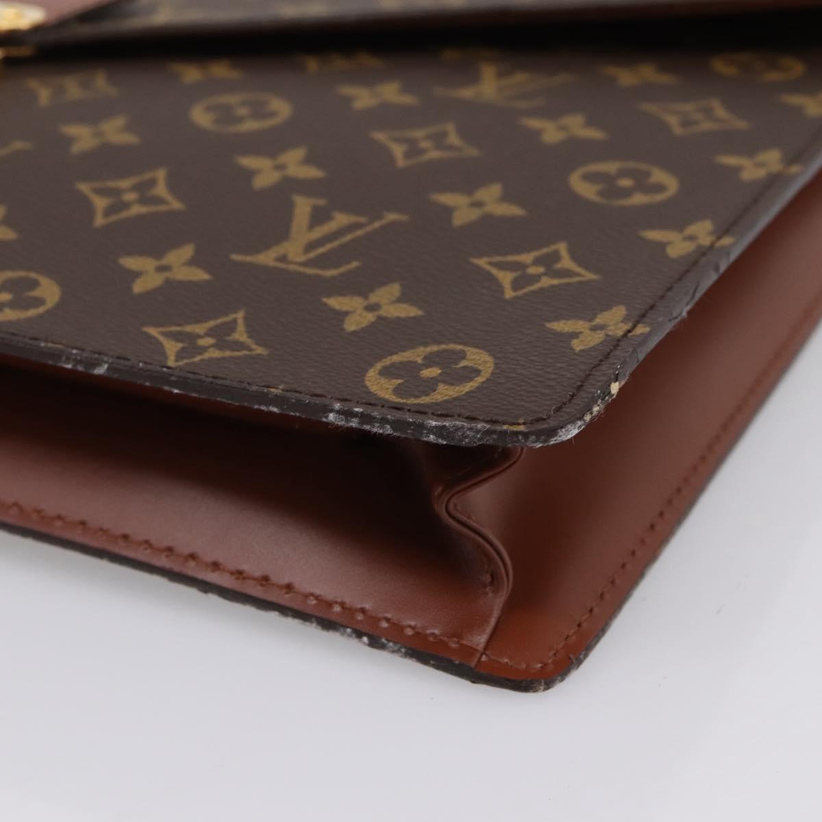 LOUIS VUITTON Monogram Porte Documents Bandouliere Bag M53338 LV Auth 202113A