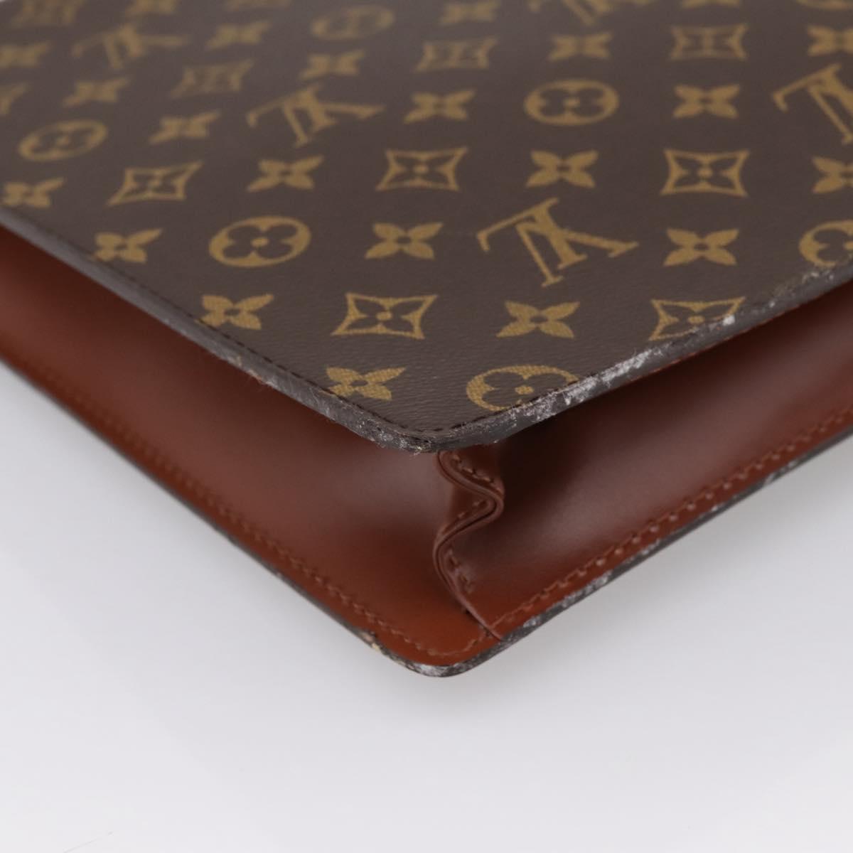 LOUIS VUITTON Monogram Porte Documents Bandouliere Bag M53338 LV Auth 202113A