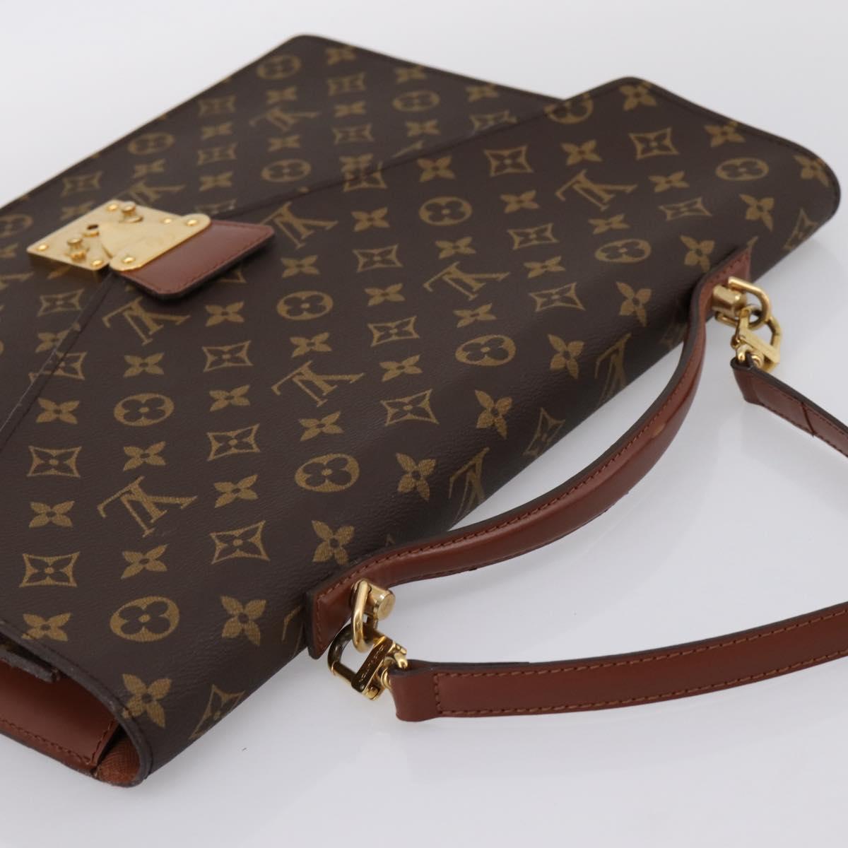 LOUIS VUITTON Monogram Porte Documents Bandouliere Bag M53338 LV Auth 202113A
