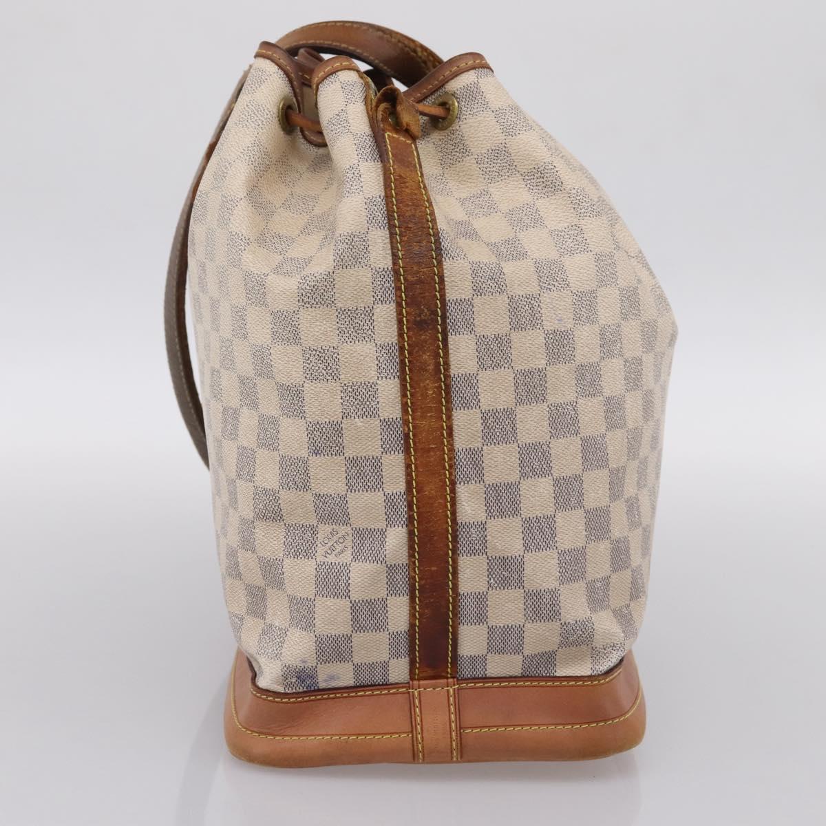 LOUIS VUITTON Damier Azur Noe Shoulder Bag N42222 LV Auth 202115