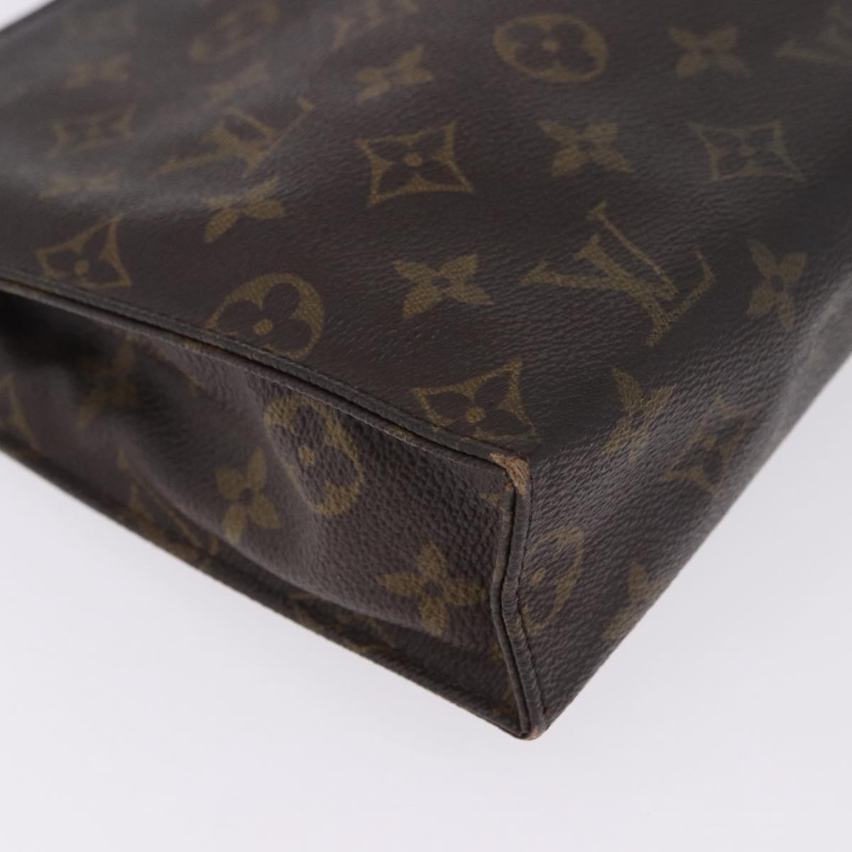 LOUIS VUITTON Monogram Cosmetic Pouch Clutch Bag 3 Set LV Auth 202129