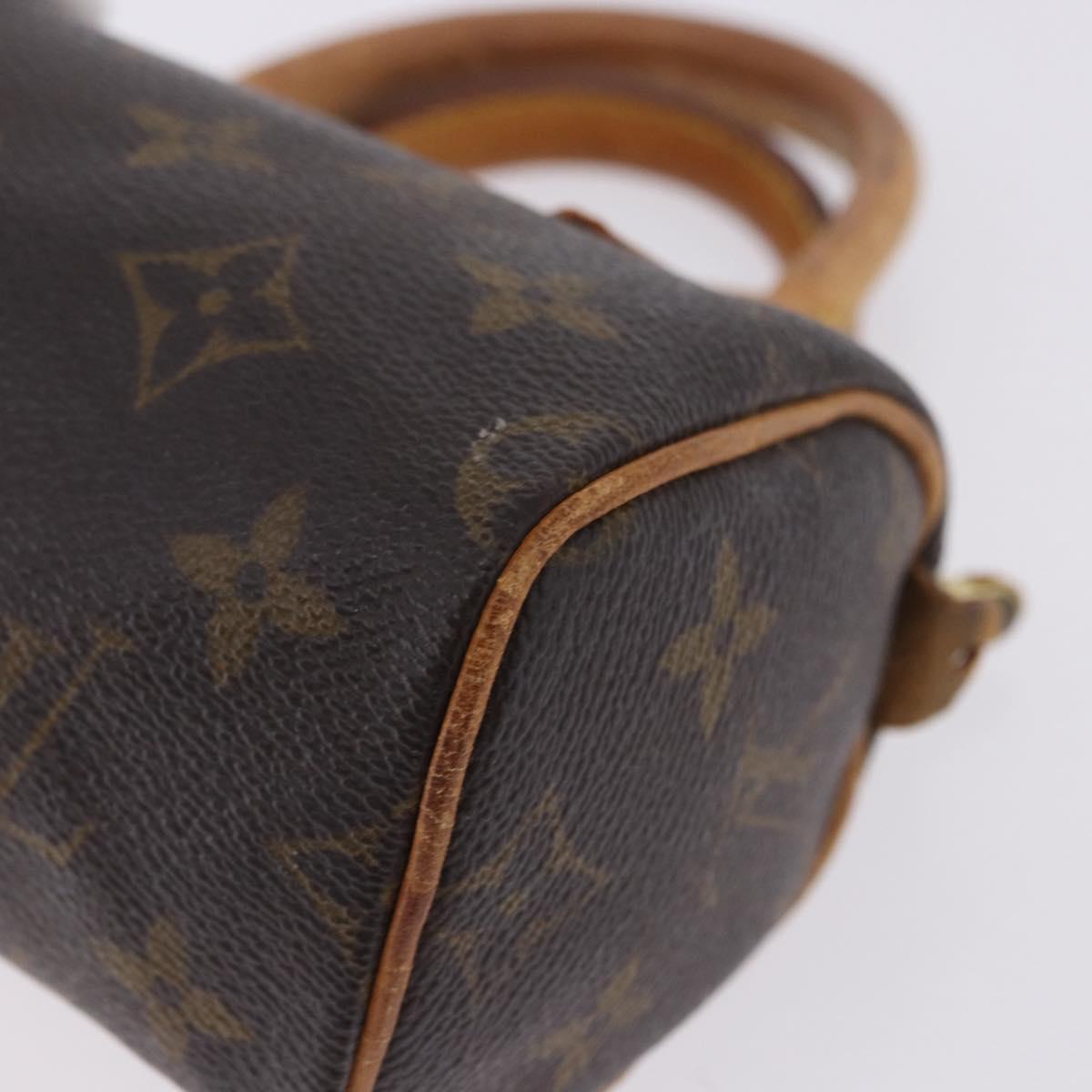 LOUIS VUITTON Monogram Mini Speedy Hand Bag M41534 LV Auth 202151