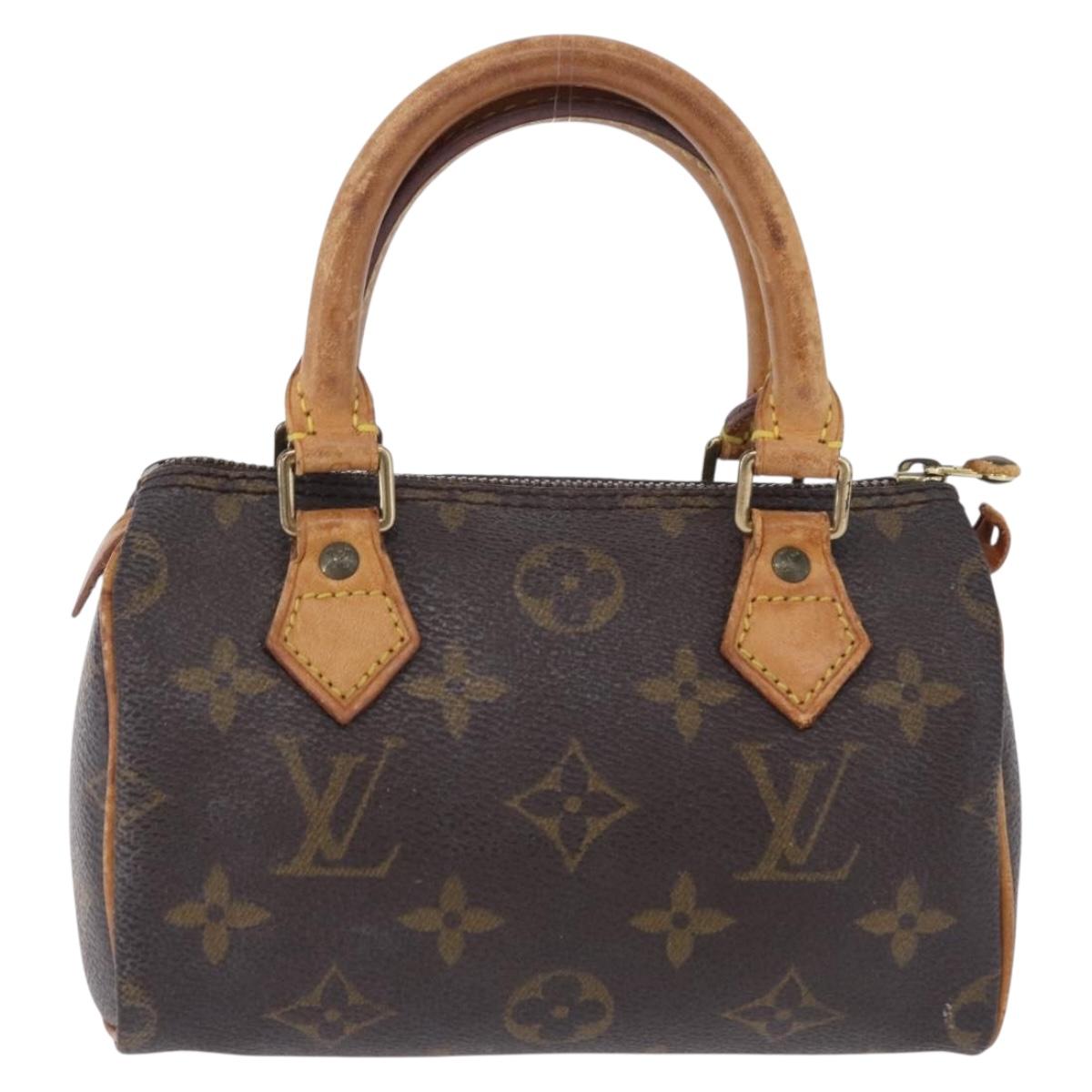 LOUIS VUITTON Monogram Mini Speedy Hand Bag M41534 LV Auth 202151