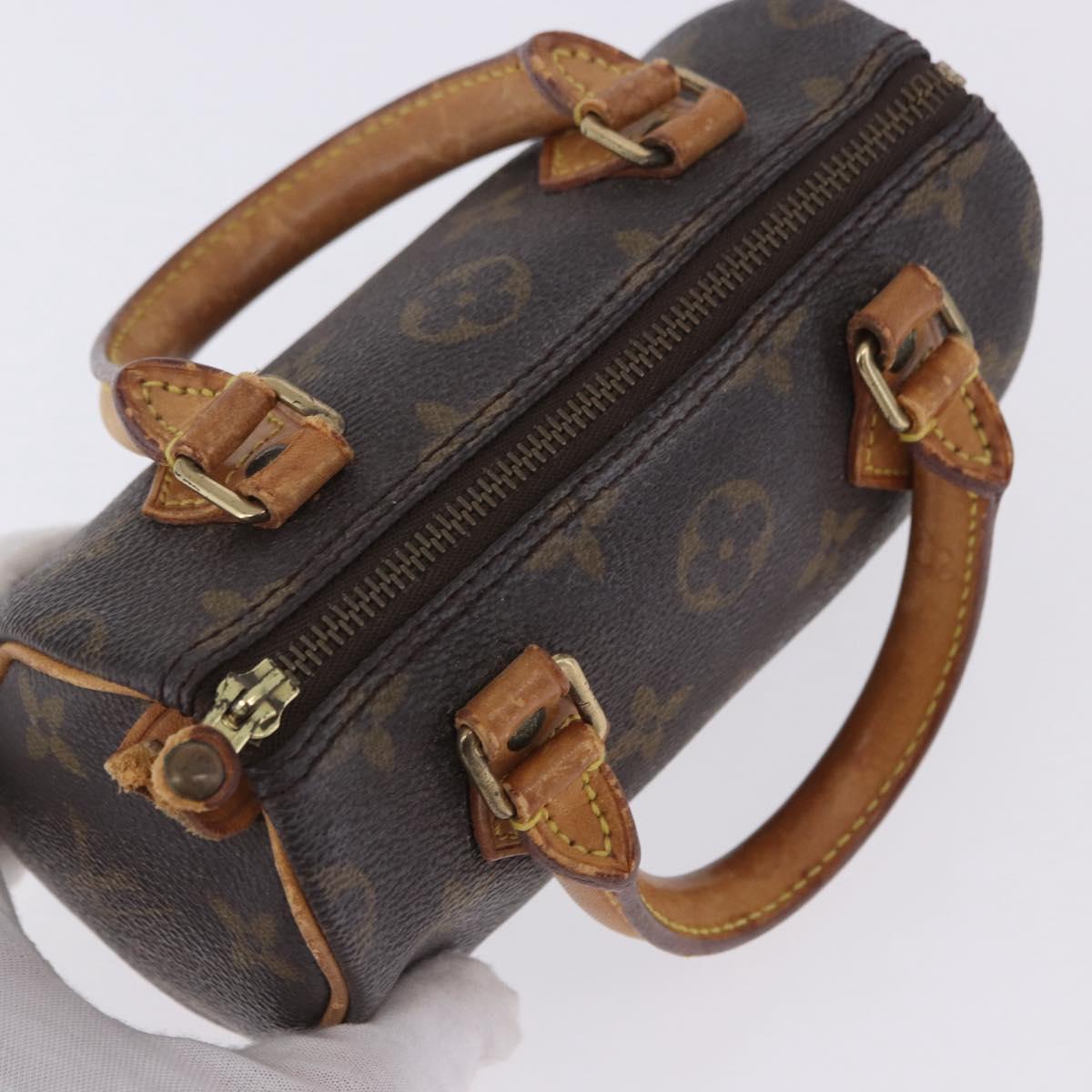LOUIS VUITTON Monogram Mini Speedy Hand Bag M41534 LV Auth 202151