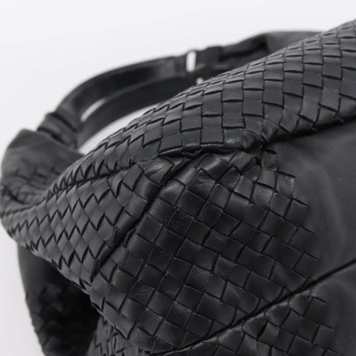BOTTEGA VENETA INTRECCIATO Tote Bag Leather Black Auth 202154V