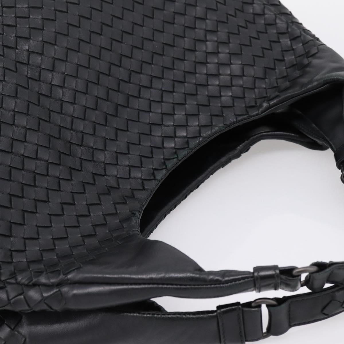 BOTTEGA VENETA INTRECCIATO Tote Bag Leather Black Auth 202154V