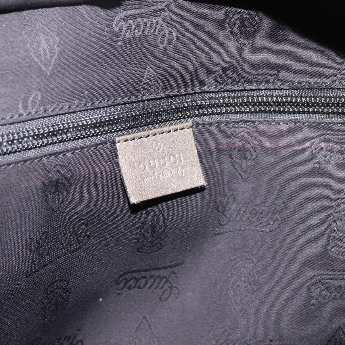 GUCCI GG Implementation Tote Bag PVC Leather Gold 211120 Auth 202165