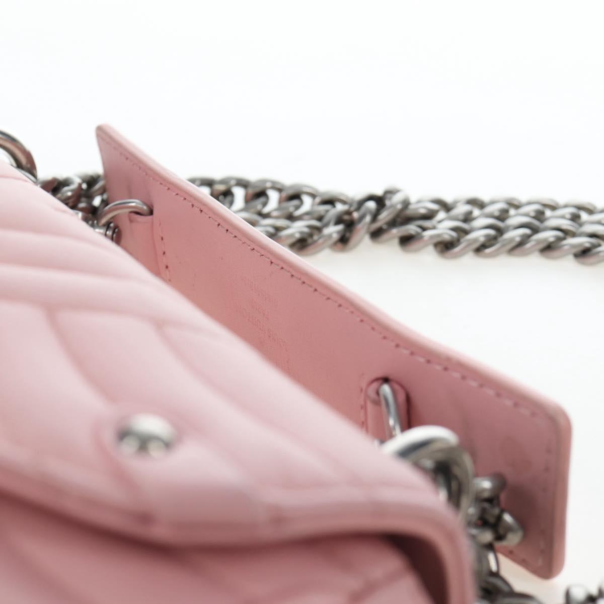 LOUIS VUITTON New Wave Chain Bag MM Shoulder Bag Pink M51944 LV Auth 202180V