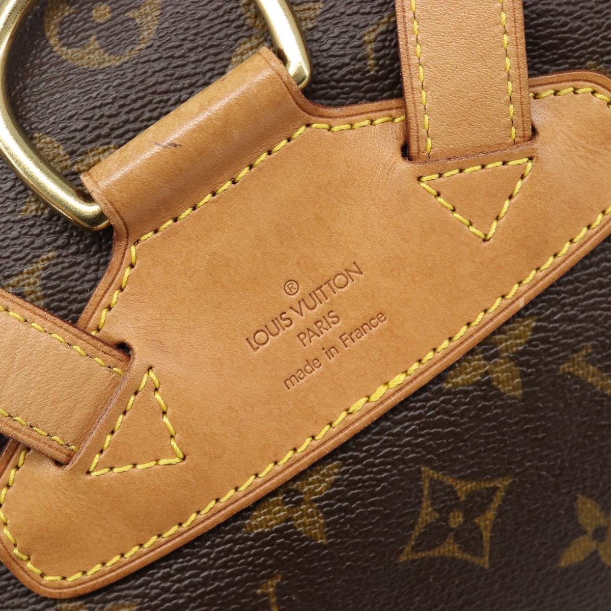 LOUIS VUITTON Monogram Montsouris MM Backpack M51136 LV Auth 202189V