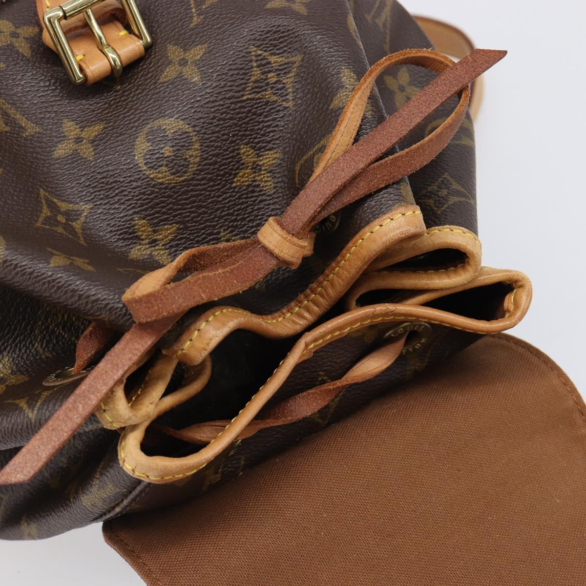 LOUIS VUITTON Monogram Montsouris MM Backpack M51136 LV Auth 202189V