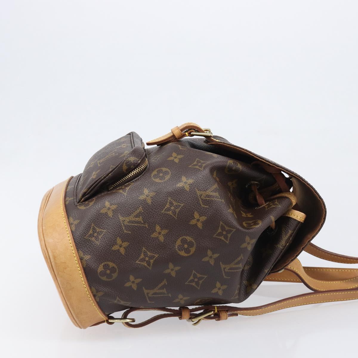 LOUIS VUITTON Monogram Montsouris MM Backpack M51136 LV Auth 202189V