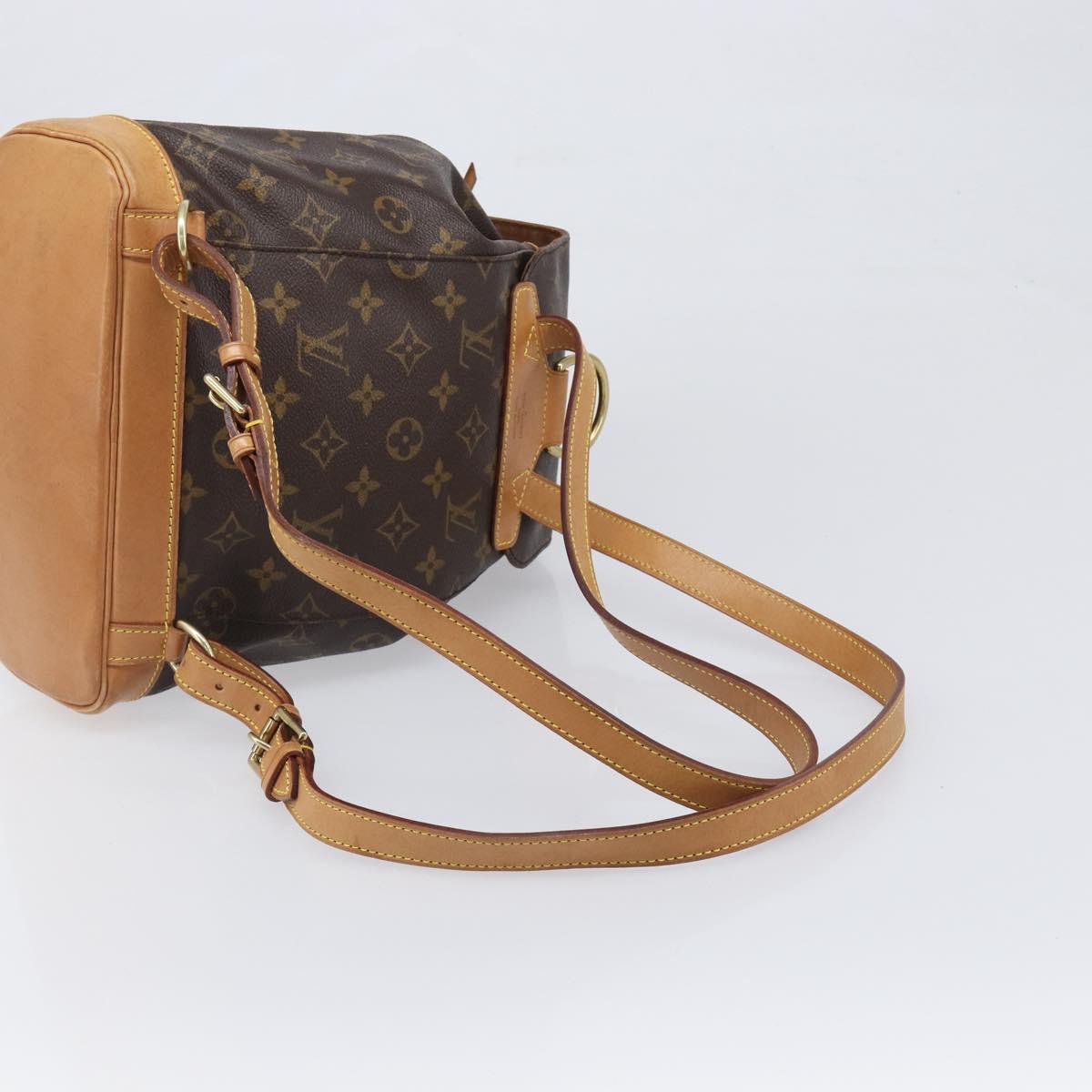 LOUIS VUITTON Monogram Montsouris MM Backpack M51136 LV Auth 202189V