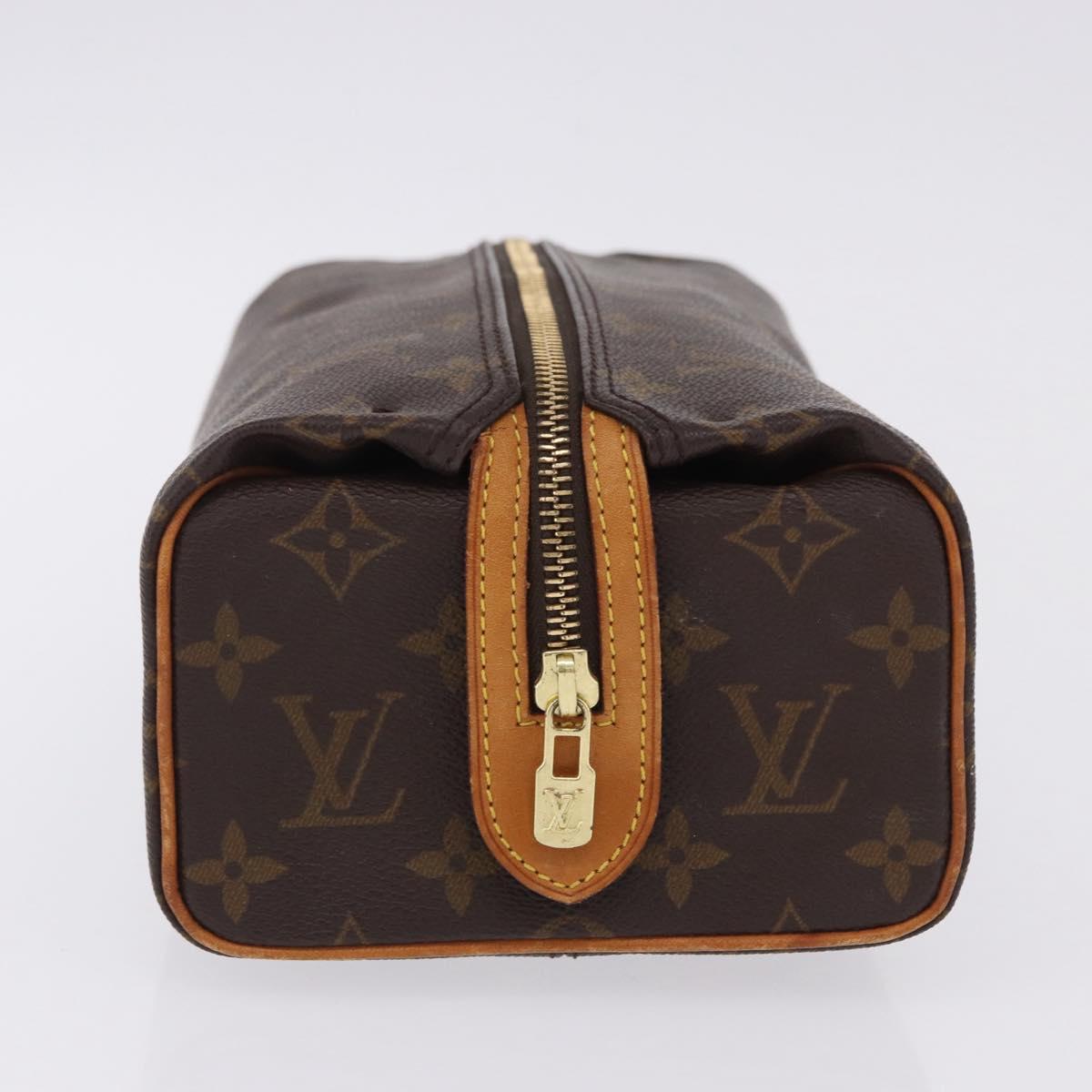 LOUIS VUITTON Monogram Trousse Patte Pression Cosmetic Pouch M47636 Auth 202190V