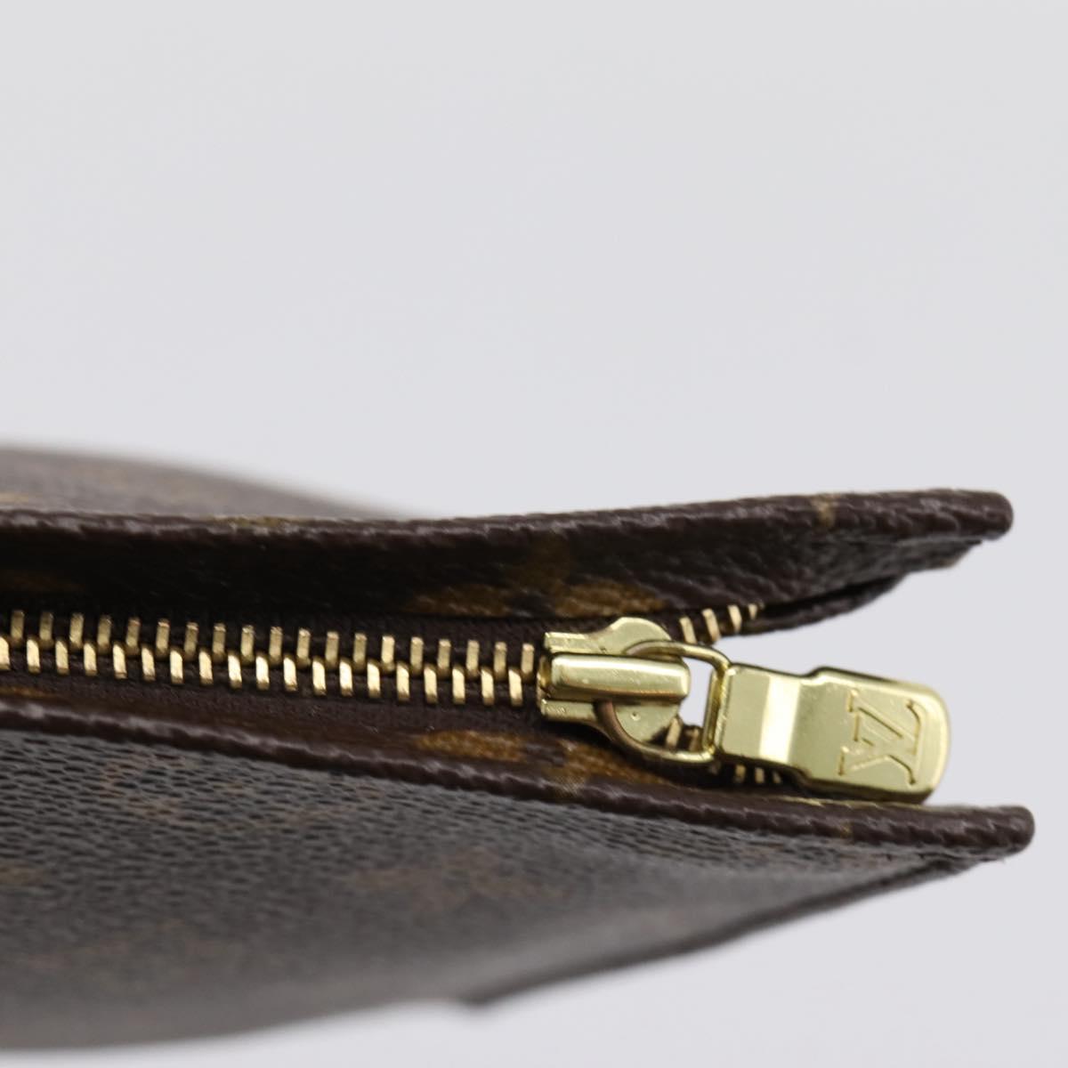 LOUIS VUITTON Monogram Poche Toilette 19 Pouch M47544 LV Auth 202192A
