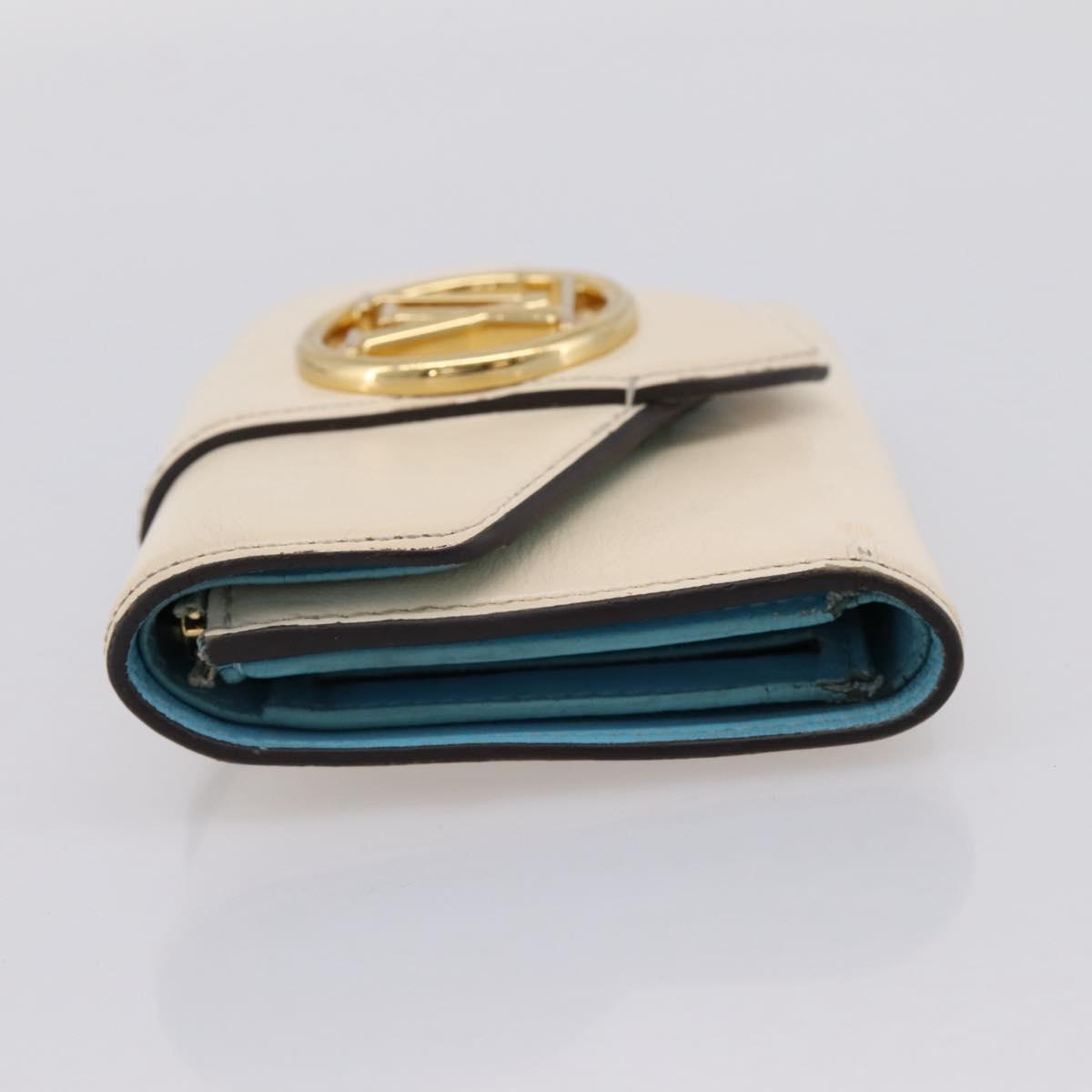 LOUIS VUITTON Portefeuille LV Pont Neuf Wallet Leather Ivory M69176 Auth 202193